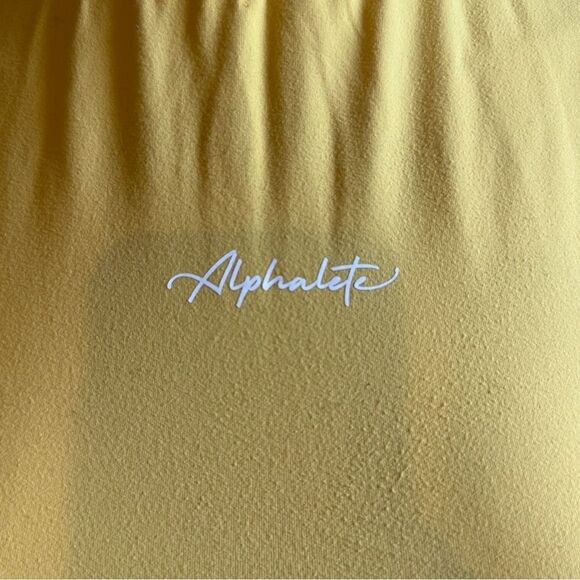 Alphalete Ultrasoft yellow tank size XS - Picture 5 of 5